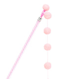 Maxbell Cat Teaser Interactive Toy Exercising IQ Improving Funny Teasing Wand Light Pink