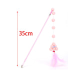 Maxbell Cat Teaser Interactive Toy Exercising IQ Improving Funny Teasing Wand Light Pink