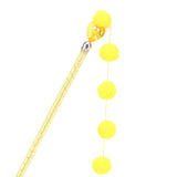 Maxbell Cat Teaser Interactive Toy Exercising IQ Improving Funny Teasing Wand Yellow