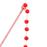 Maxbell Cat Teaser Interactive Toy Exercising IQ Improving Funny Teasing Wand Red