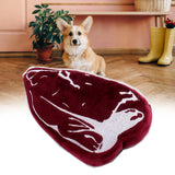 Maxbell Dog Squeak Food Shaped Chew Toy Durable Doll for Medium Large Dogs Steak 17x9x5cm