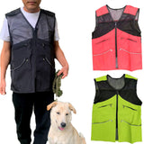 Maxbell Dog Training Vest for Handlers Durable for Travel Agility Obedience Training M Black