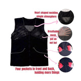 Maxbell Dog Training Vest for Handlers Durable for Travel Agility Obedience Training XXL Black