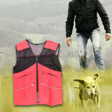 Maxbell Dog Training Vest for Handlers Durable for Travel Agility Obedience Training XXXL Red