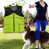 Maxbell Dog Training Vest for Handlers Durable for Travel Agility Obedience Training XL Green