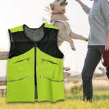 Maxbell Dog Training Vest for Handlers Durable for Travel Agility Obedience Training XXL Green