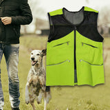 Maxbell Dog Training Vest for Handlers Durable for Travel Agility Obedience Training XXL Green