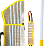 Maxbell 3X Dog Bite Training Set Pet Supplies Agility Trainer for Fetching All Breed Yellow