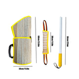 Maxbell 3X Dog Bite Training Set Pet Supplies Agility Trainer for Fetching All Breed Yellow