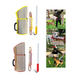Maxbell 3X Dog Bite Training Set Pet Supplies Agility Trainer for Fetching All Breed Yellow