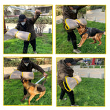 Maxbell 3X Dog Bite Training Set Pet Supplies Agility Trainer for Fetching All Breed Yellow