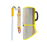 Maxbell 3X Dog Bite Training Set Pet Supplies Agility Trainer for Fetching All Breed Yellow