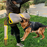 Maxbell 3X Dog Bite Training Set Pet Supplies Agility Trainer for Fetching All Breed Yellow