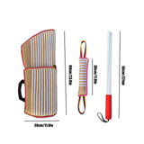 Maxbell 3X Dog Bite Training Set Pet Supplies Agility Trainer for Fetching All Breed Red