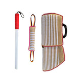 Maxbell 3X Dog Bite Training Set Pet Supplies Agility Trainer for Fetching All Breed Red