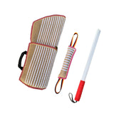 Maxbell 3X Dog Bite Training Set Pet Supplies Agility Trainer for Fetching All Breed Red