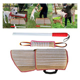 Maxbell 3X Dog Bite Training Set Pet Supplies Agility Trainer for Fetching All Breed Red