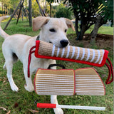 Maxbell 3X Dog Bite Training Set Pet Supplies Agility Trainer for Fetching All Breed Red