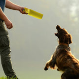 Maxbell Dog Bite*Dog Bite Tug Toy Durable Interactive Play Fetch Training Playing Yellow M