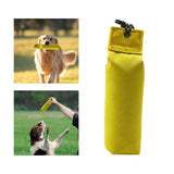 Maxbell Dog Bite*Dog Bite Tug Toy Durable Interactive Play Fetch Training Playing Yellow M