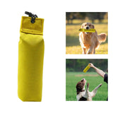 Maxbell Dog Bite*Dog Bite Tug Toy Durable Interactive Play Fetch Training Playing Yellow M
