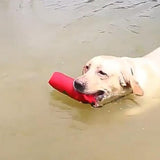 Maxbell Dog Bite*Dog Bite Tug Toy Durable Interactive Play Fetch Training Playing Red M
