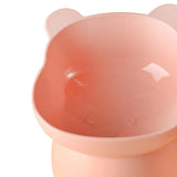 Maxbell Raised Cat Bowls Indoor Cats Lightweight Neck Protection Cute for Kitty Pink