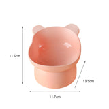 Maxbell Raised Cat Bowls Indoor Cats Lightweight Neck Protection Cute for Kitty Pink