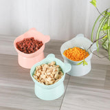 Maxbell Raised Cat Bowls Indoor Cats Lightweight Neck Protection Cute for Kitty Pink