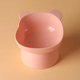 Maxbell Raised Cat Bowls Indoor Cats Lightweight Neck Protection Cute for Kitty Pink