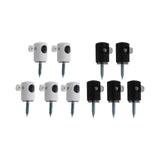 Maxbell 5Pcs Pendant Light Cable Hook Pendant Fitting for Dining Room European Lamps White