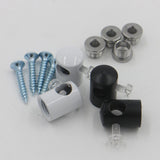 Maxbell 5Pcs Pendant Light Cable Hook Pendant Fitting for Dining Room European Lamps White