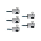 Maxbell 5Pcs Pendant Light Cable Hook Pendant Fitting for Dining Room European Lamps White