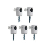 Maxbell 5Pcs Pendant Light Cable Hook Pendant Fitting for Dining Room European Lamps White
