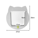 Maxbell Cat Doors Door Frame Cat Dog Doors for Interior Exterior Doors Kitten Kitty