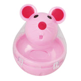 Maxbell Cat Food Ball Mouse Shape Cat Food Dispensing Ball Cat Leaking Food Ball Pink