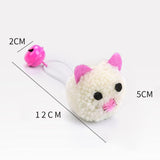 Maxbell Interactive Cat Toy Teaser Toys Funny Cat Toys Mice Cat Toys Cat Toy Mouse White