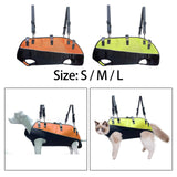 Maxbell Pet Grooming Hammock Cleaning Accessories Nail Trimming Clipping Washing Orange S