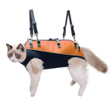 Maxbell Pet Grooming Hammock Cleaning Accessories Nail Trimming Clipping Washing Orange L