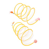 Maxbell Cat Tunnel Tube Foldable Tubes Spiral Tunnel Cat Runway for Mouse