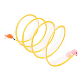 Maxbell Cat Tunnel Tube Foldable Tubes Spiral Tunnel Cat Runway for Mouse
