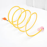 Maxbell Cat Tunnel Tube Foldable Tubes Spiral Tunnel Cat Runway for Mouse