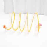 Maxbell Cat Tunnel Tube Foldable Tubes Spiral Tunnel Cat Runway for Mouse