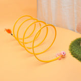 Maxbell Cat Tunnel Tube Foldable Tubes Spiral Tunnel Cat Runway for Mouse