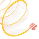 Maxbell Cat Tunnel Tube Foldable Tubes Spiral Tunnel Cat Runway for Ball