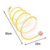 Maxbell Cat Tunnel Tube Foldable Tubes Spiral Tunnel Cat Runway for Ball