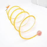 Maxbell Cat Tunnel Tube Foldable Tubes Spiral Tunnel Cat Runway for Ball