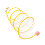 Maxbell Cat Tunnel Tube Foldable Tubes Spiral Tunnel Cat Runway for Ball
