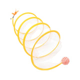 Maxbell Cat Tunnel Tube Foldable Tubes Spiral Tunnel Cat Runway for Ball
