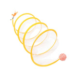 Maxbell Cat Tunnel Tube Foldable Tubes Spiral Tunnel Cat Runway for Ball